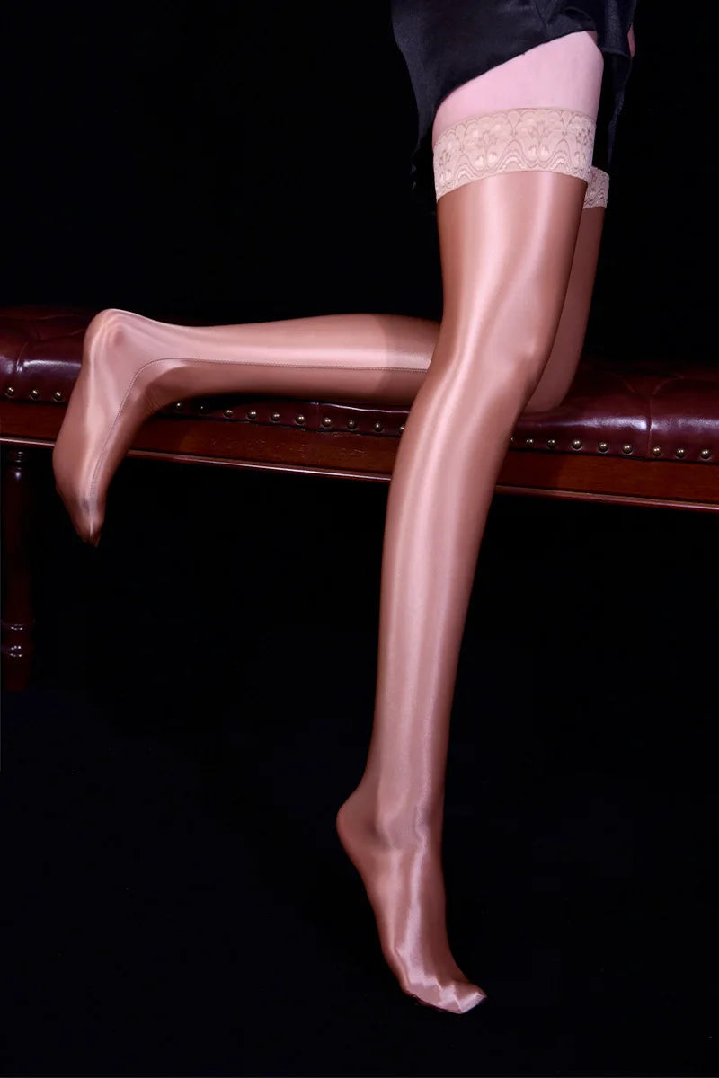 Aria Glossy Lace Hosiery