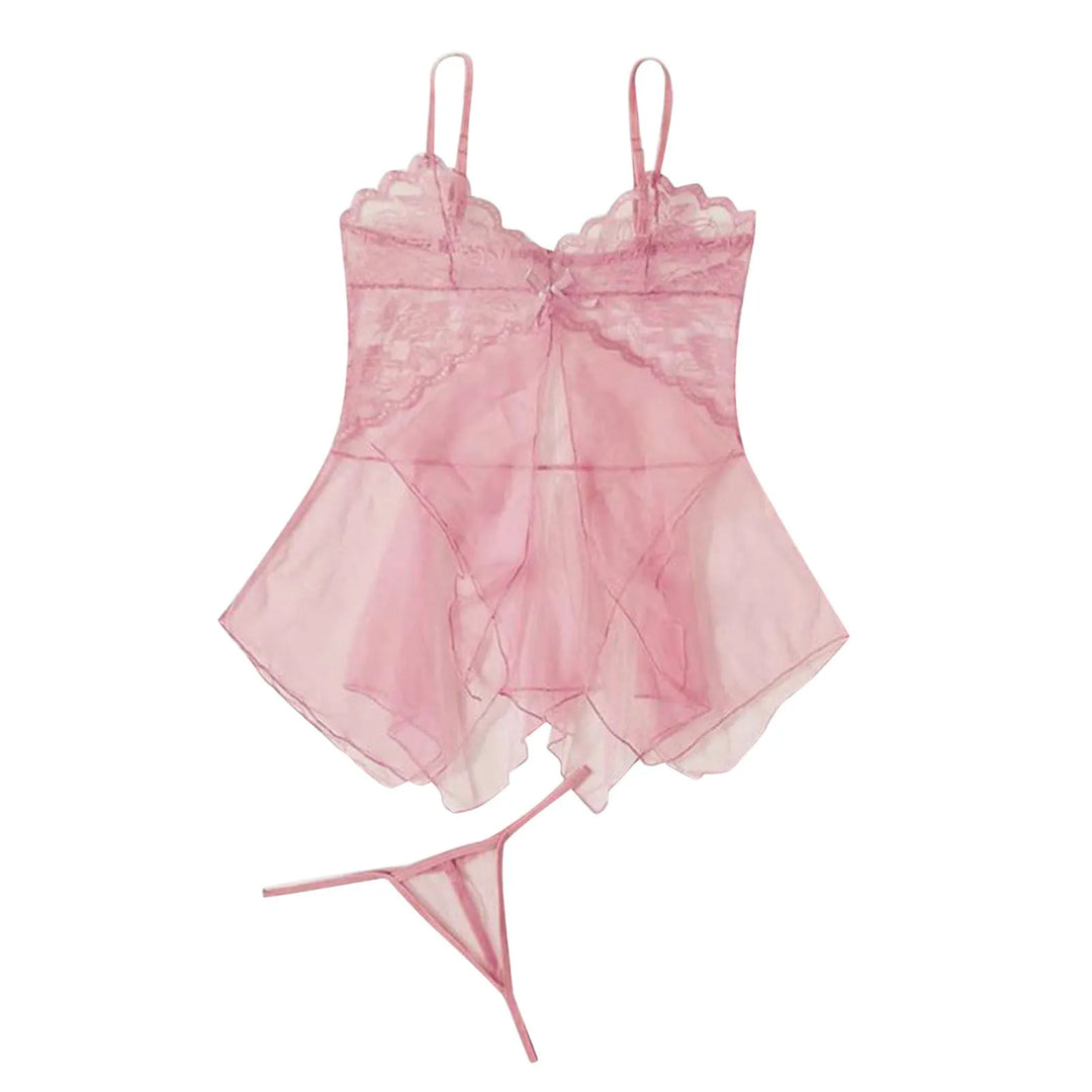 Tulle Lace Sleepwear Set