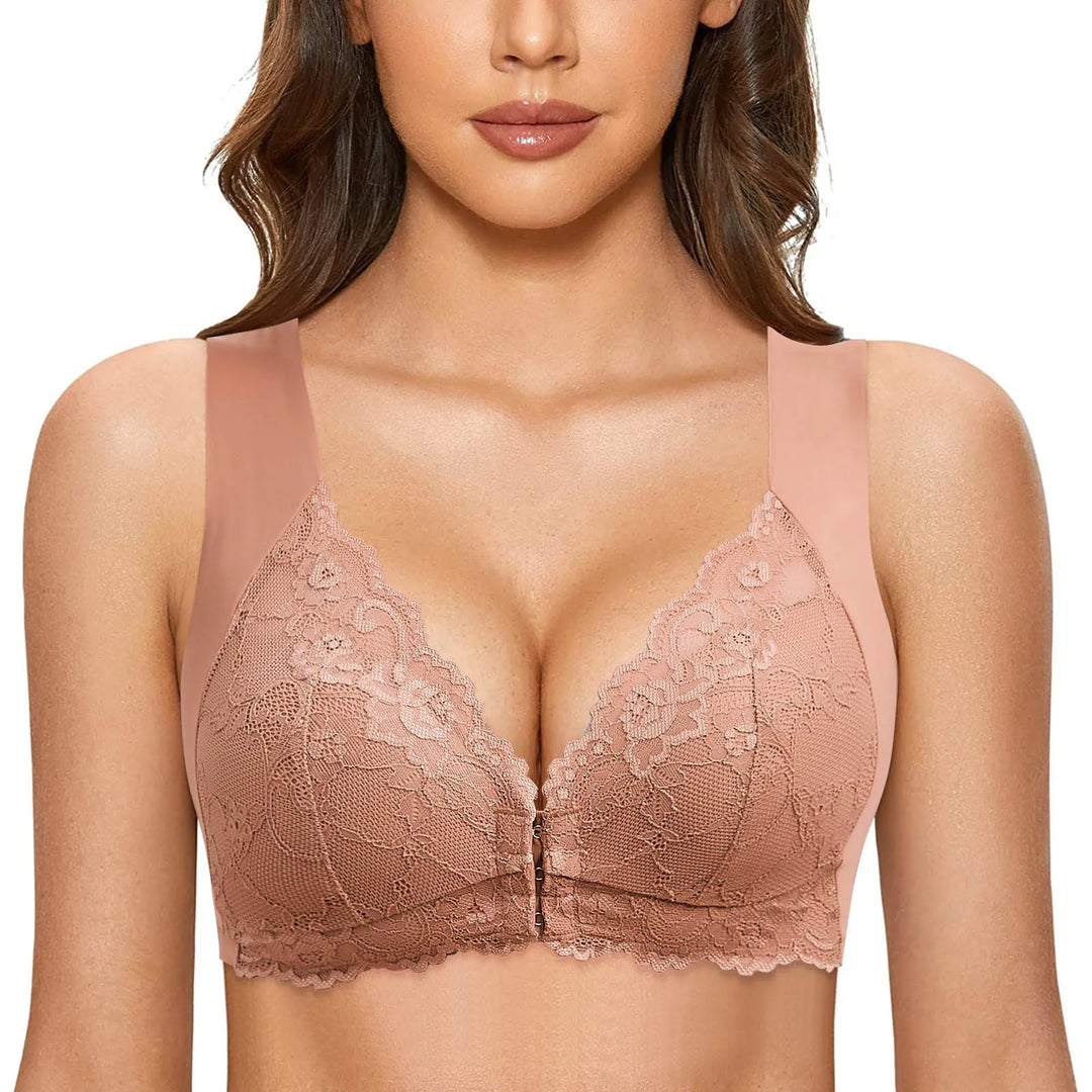 French Elegance Seamless Front-Closure Bra