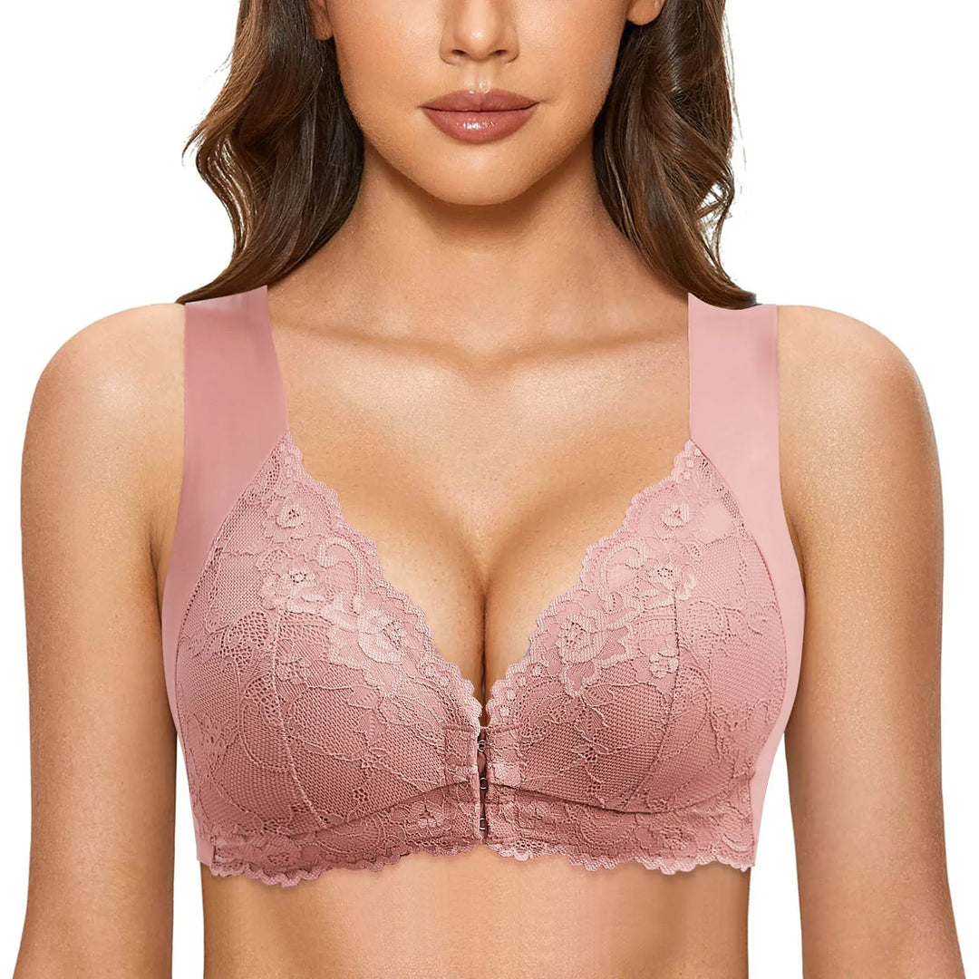 French Elegance Seamless Front-Closure Bra