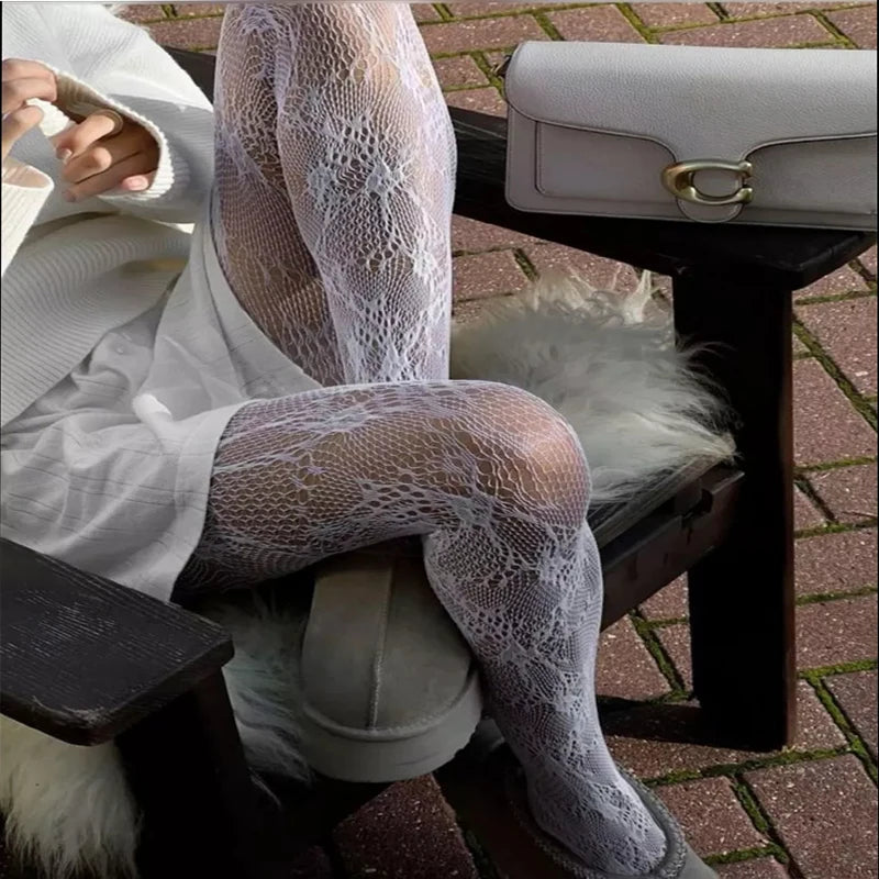 Talia Floral Hosiery