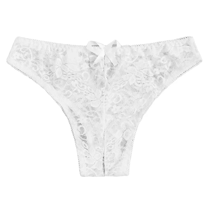 Veil Lace Transparent Crotchless Panties