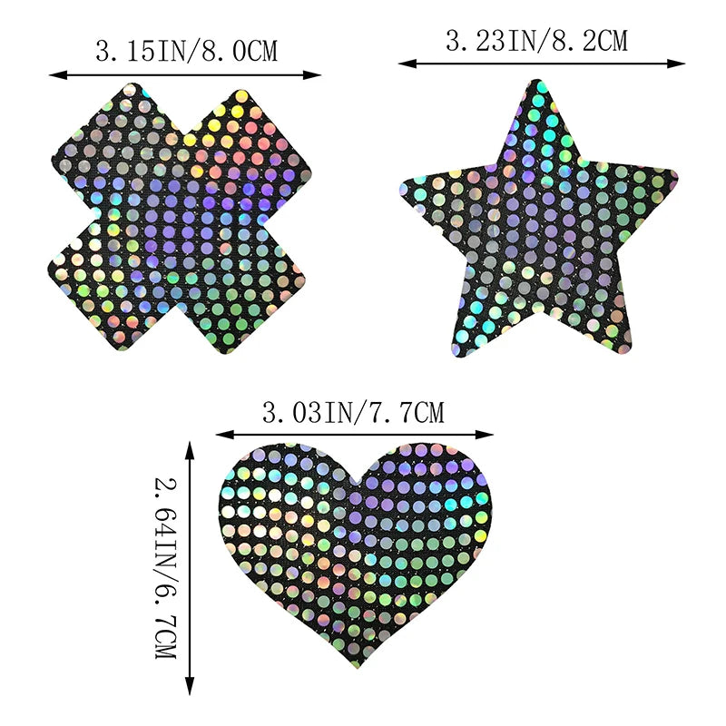 Ultra-thin Laser Sequins Nipple Sticker