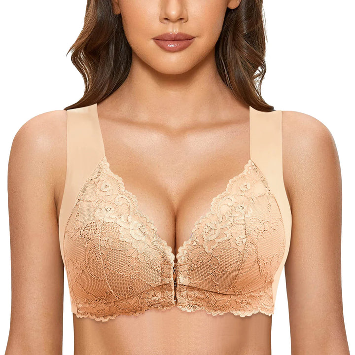 French Elegance Seamless Front-Closure Bra