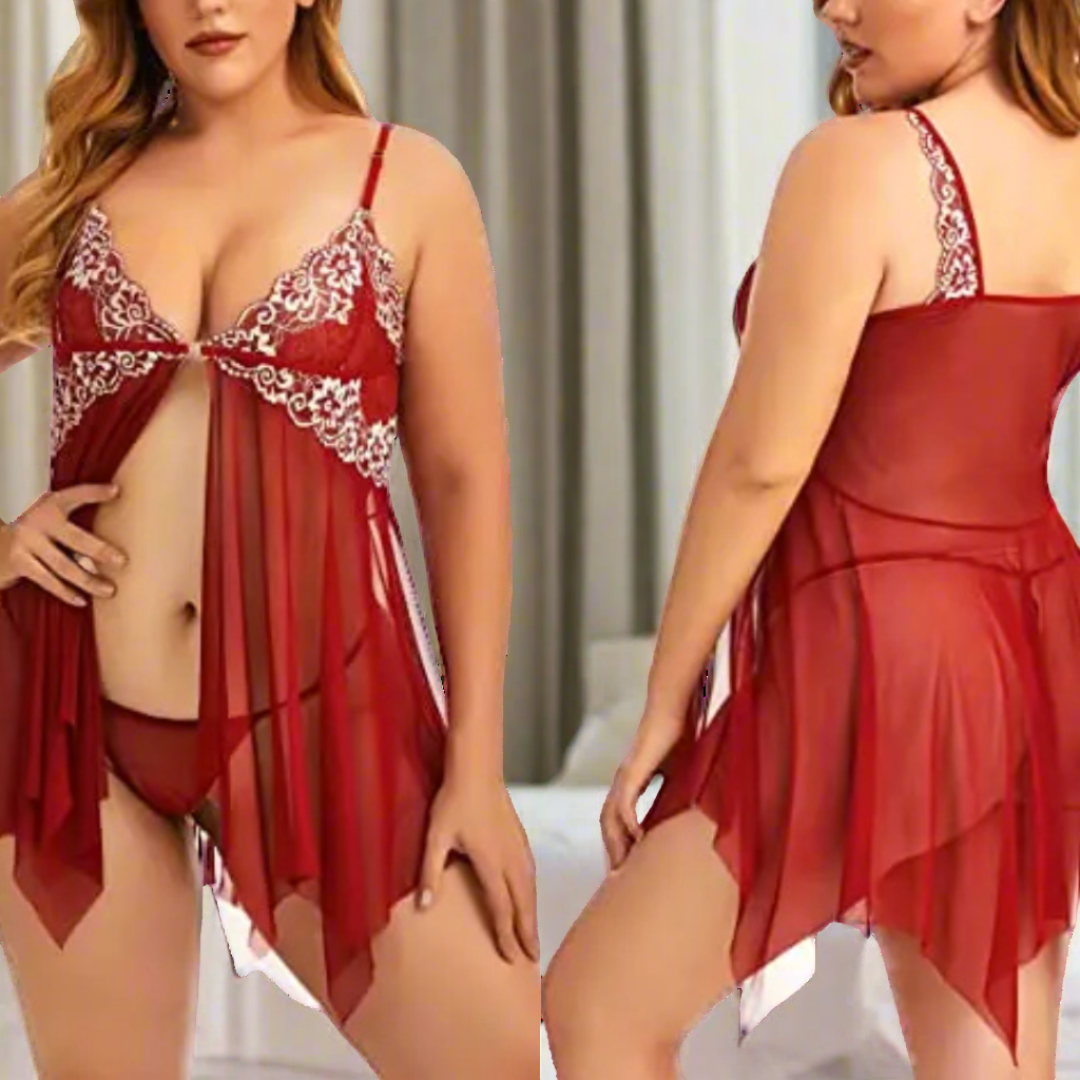 Radiant Whispers Front Clasp Nightie