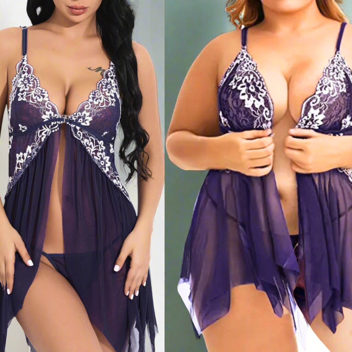 Radiant Whispers Front Clasp Nightie