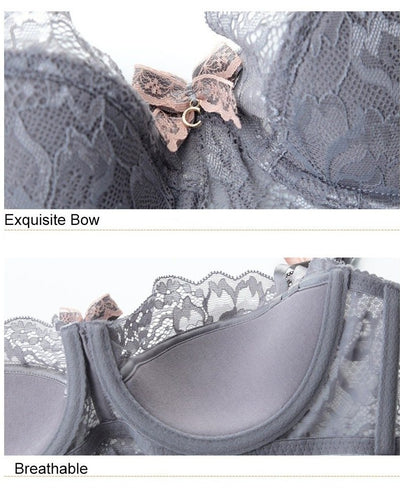 Exquisite Ultra-thin Lace Brassiere & Panty Set
