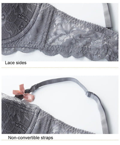 Exquisite Ultra-thin Lace Brassiere & Panty Set