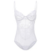 Hollowout Intricate Eyelash Lace Bodysuit