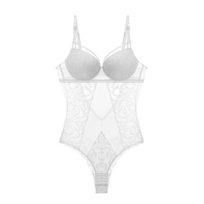 Sexyback Lacy One-Piece With 3/4 Cup & Eyelash Design