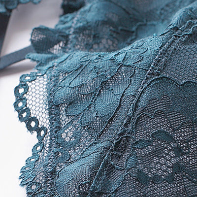 Baroque Style Translucent Back Lace Bodysuit
