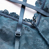 Baroque Style Translucent Back Lace Bodysuit