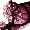 Thin & Slimming Ultra-thin Floral Lace Bra and Panty Set