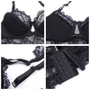 Teaser Style Lace Breathable Bra With Matching Panties