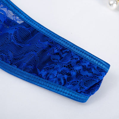 Teaser Style Lace 1/2 Cup Bra & Thong