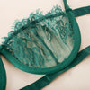 Teaser Style Lace 1/2 Cup Bra & Thong