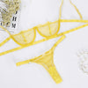 Teaser Style Lace 1/2 Cup Bra & Thong