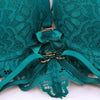 Strappy Halter Style Bra Set With Matching Panties And Garter