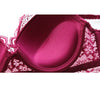 Deep-V Lacy Midriff Brassiere with Matching Panty